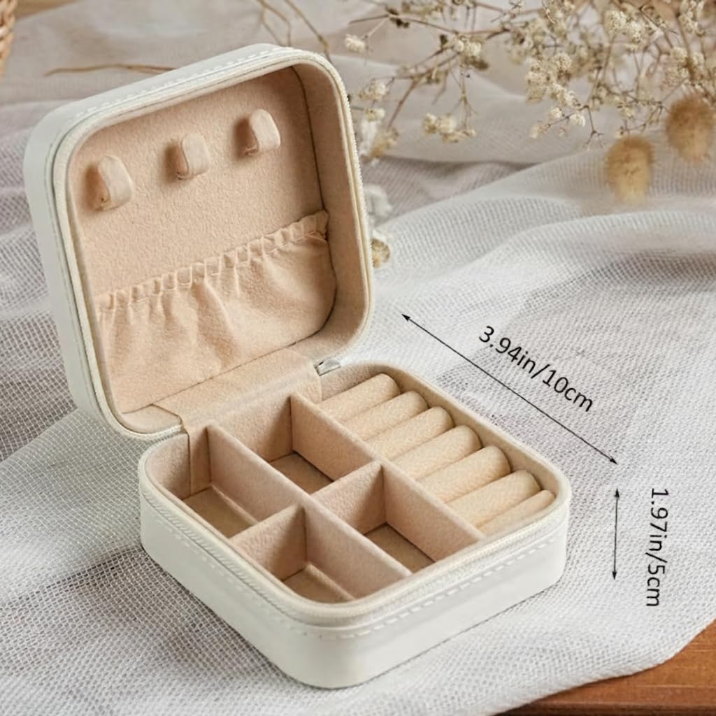 Personalized Jewellery Box with Name | Custom Floral Jewelry Organizer