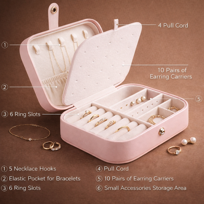 Stellar | Multicolor – Personalized Jewellery Box with Name & Date (Large)